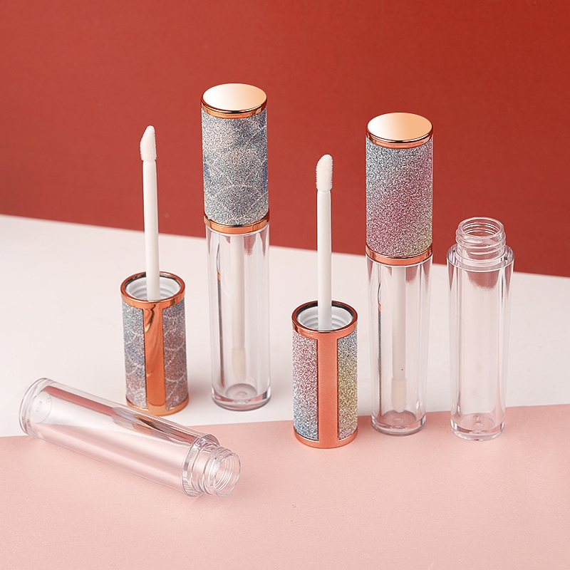 

1PC 6ML Colorful Rainbow Empty Lipgloss Tubes Plastic Lip Bottle Lipstick Mini Sample Cosmetic Container Beauty Tools