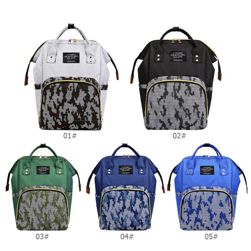 

Star Sky Print Mommy Maternity Backpacks Nylon Nursing Baby Nappy Bags, 04