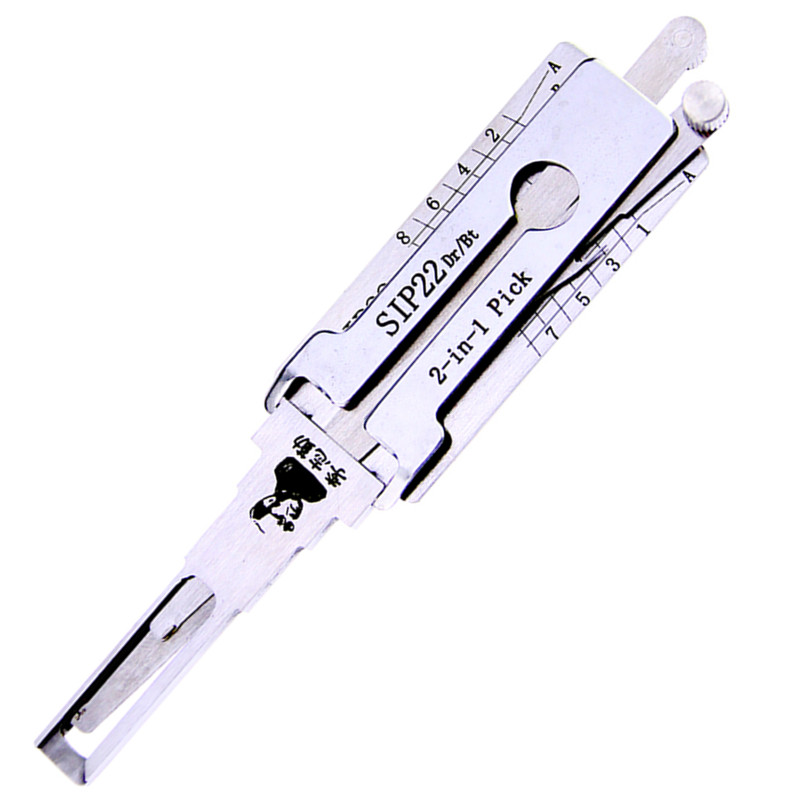 

Genuine LISHI SIP22 Fiat 2 in 1 Auto Lock Pick and Decoder Locksmith Tool used for Fiat