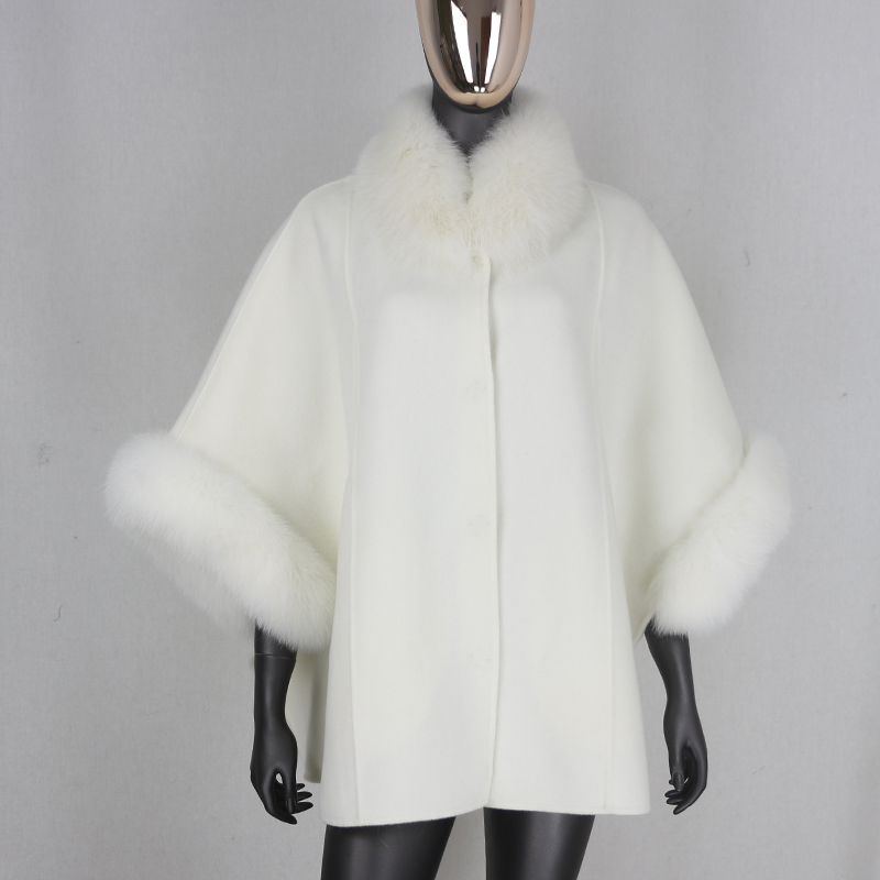 white fur cuffs