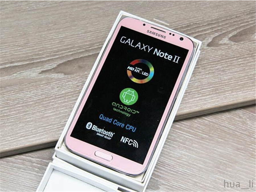 

Original Samsung Galaxy Note 2 Refurbished Note2 N7100 N7105 5.5 inch Quad Core 16GB ROM Unlocked 3G 4G LTE Mobile Phone, Black
