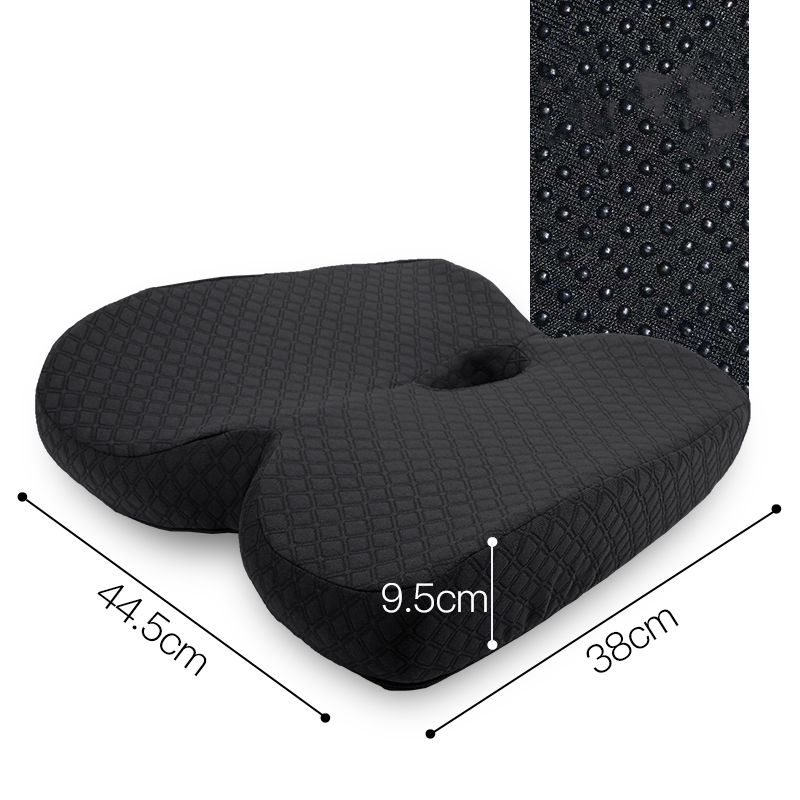 

Sedentary Memory Foam Seat Cushion Orthopedic Pillow Coccyx Office Chair Hip Car Seat Wheelchair Hip Massage Vertebrae Pad