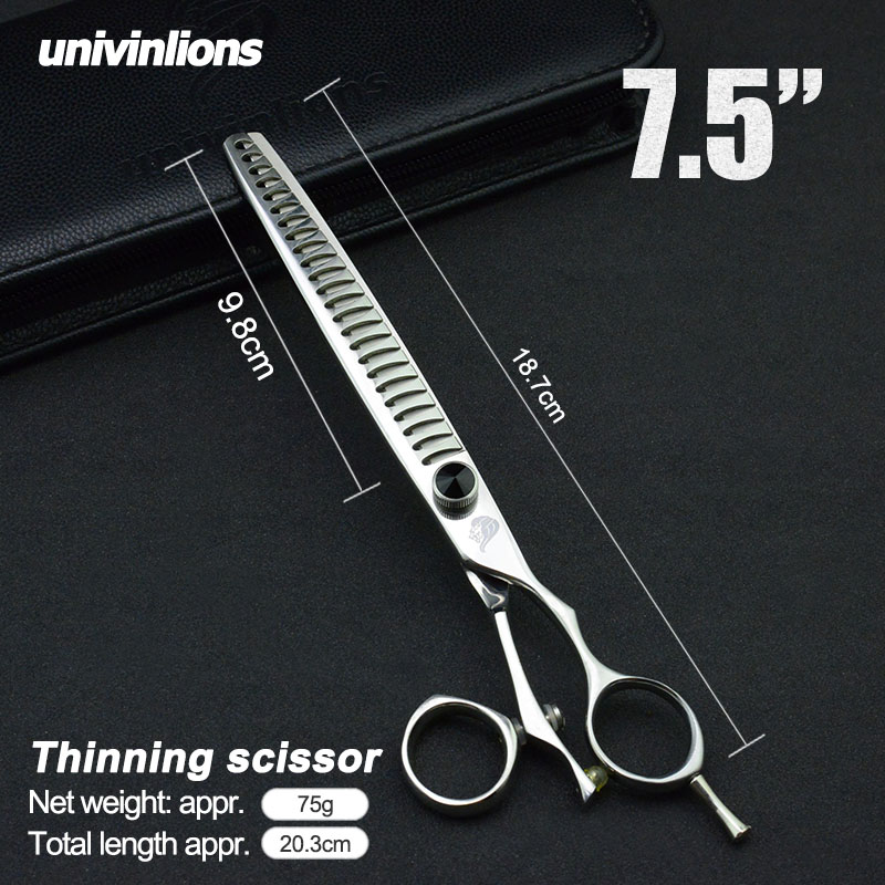 

7.5" Pet Dogs Grooming Scissors Rotating Swivel Thinning Scissors Thinning Rotary Shear Rotating Thumb Shears Animals Coiffure