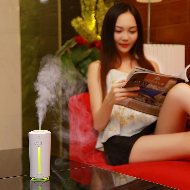

Hot Mini Ultrasonic Air Humidifier Aroma Essential Oil Diffuser Aromatherapy Mist Maker 7Color Portable USB Humidifiers for Home Car Bedroom