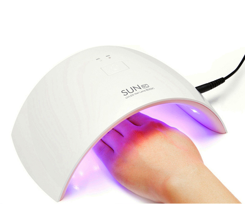 

1pc SUN9c 24W UV LED Nail Dryer nail polish 2 in 1 Lamp art for Curing UV Gel LED Gel Manicure Art Lamp set, 24w sun9c
