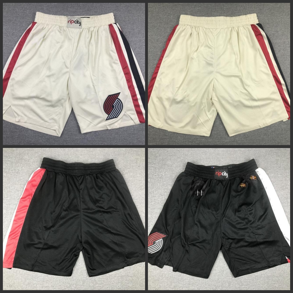 

Portland Trail Blazers Men Black Icon Edition NBA Swingman Basketball Shorts