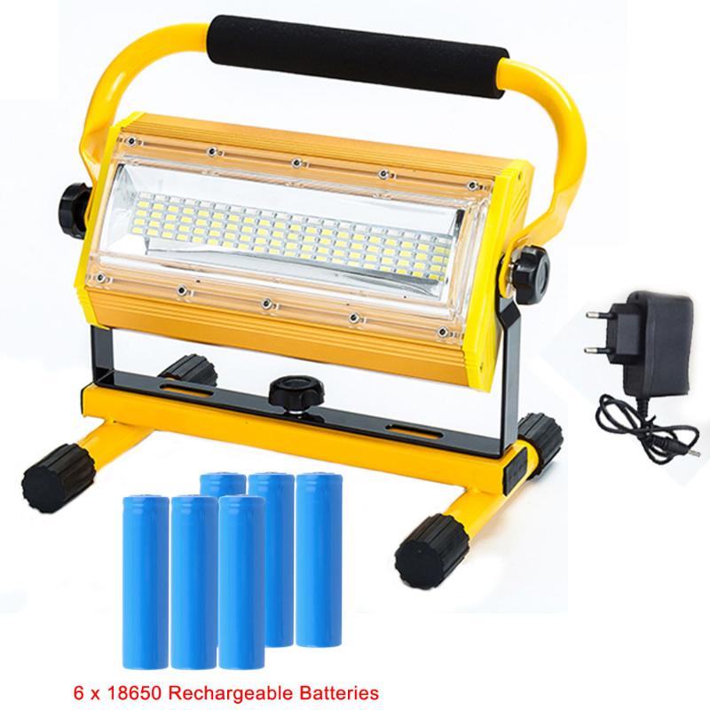 

Portable Lanterns Rechargeable Spotlight LED Work Light Searchlight Outdoor Emergency Hand Lamp For Camping Garage
