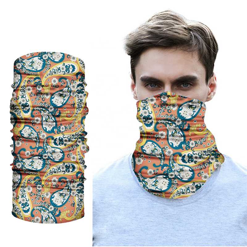 

Outdoor Scarf Seamless Tube Bandana Motorcycle Bike Mask Buffe Sports Hunting Kerchief Multi Use Face Shields UV Neck Gaiter, B250