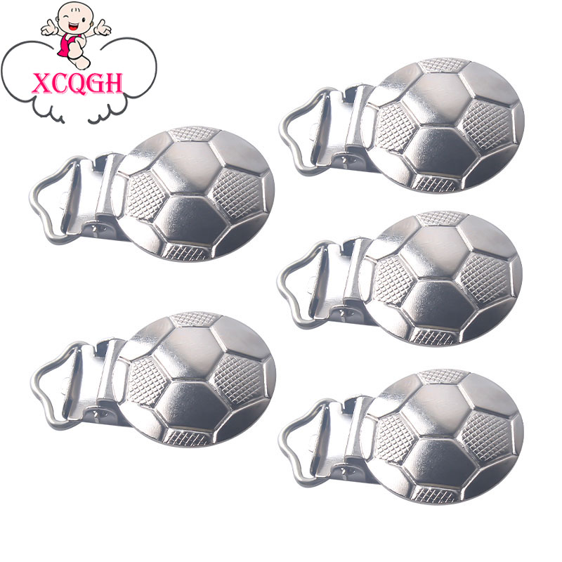 

XCQGH 5/10Pcs Metal Baby Pacifier Clips for DIY Nipple Holder Chain Baby Teething Chain