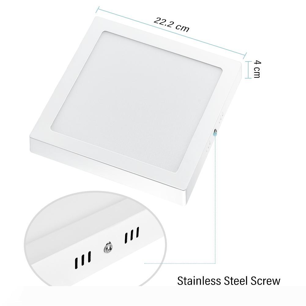 

24w Surface Mounted Panel Light Warm White Square 220v School,Hotel,and Home DECO Led Lamp