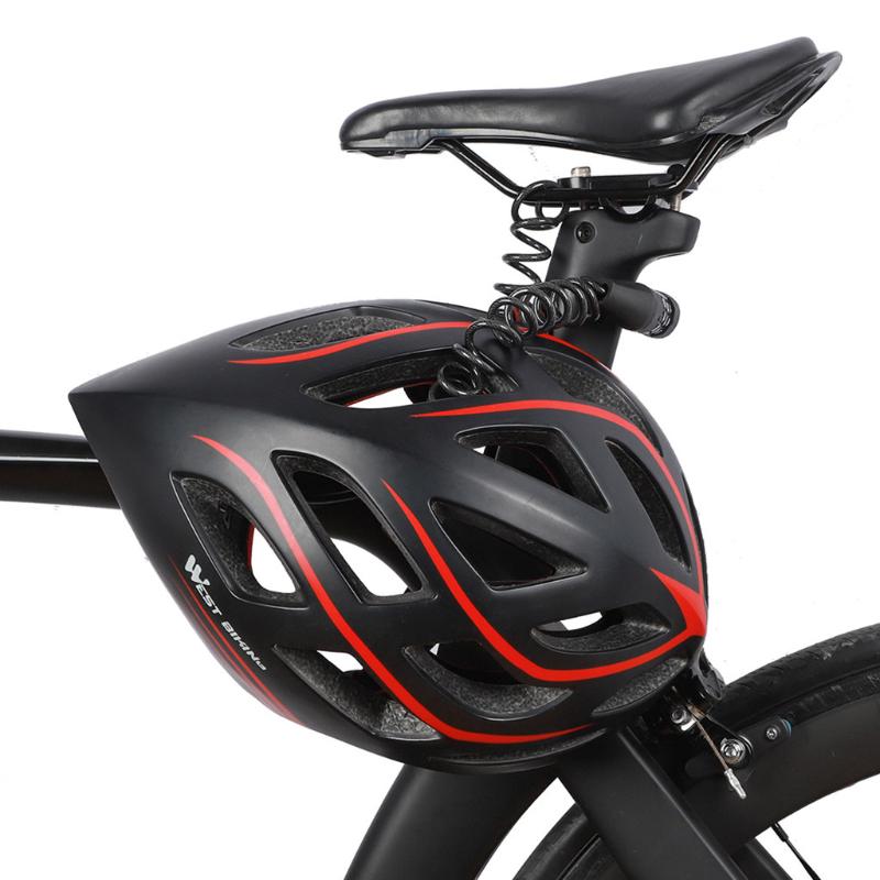 

motorbicycle Bicycle Circle cable lock four-digit password Heavy Duty Bike Combination Chain Padlock Anti-Theft cut resistance