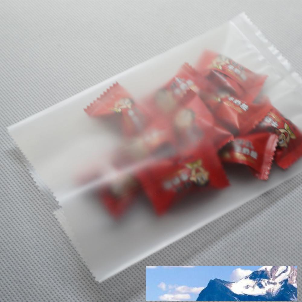 

Frosted Transparent Flat bag - 200pcs/8x12cm Matte Opaque Lucency Food Packing Poly Pouch, Cookie Storage Sachet, Heat Open Seal Package
