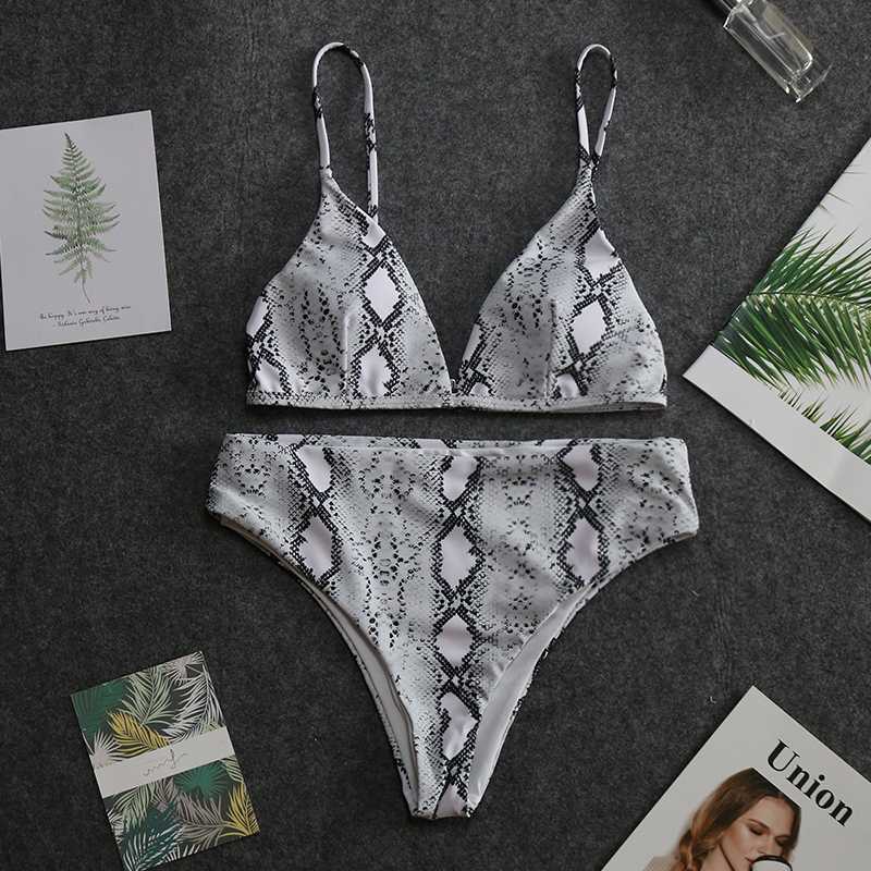 

4 Colors 2020 Sexy Leopard Bikini Women Swimwear Female Swimsuit Two-pieces Bikini set Brazilian Bather Bathing Suit Swim XL