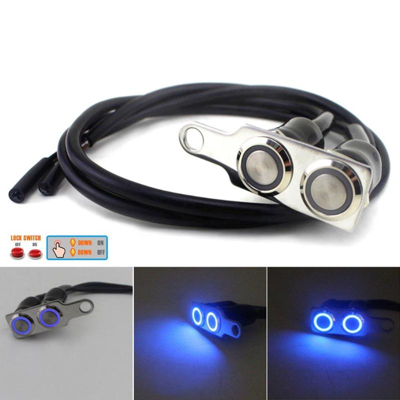 

Motorcycle Handlebar LED Switch ON-OFF Push Button For 12V DC Motor ATV Bike Motorcycle Switches Handlebar Switches wholesale