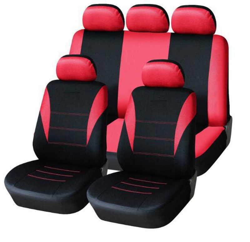 

Universal Car Seat Cover 9pcs Full Covers Fittings Sedans Auto Interior Cars Accessories Suitable For Care Protector F-01