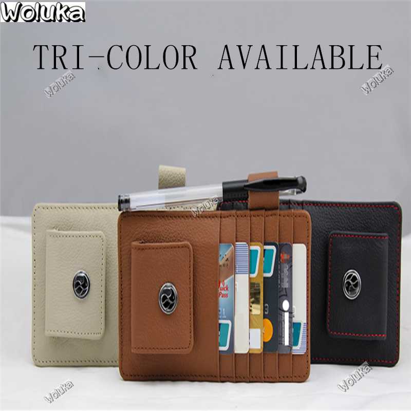 

Multifunctional glasses case car visor business card card bill clip bag supplies with glasses clip CD50 Q06