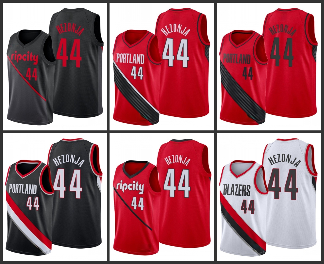 

Portland Trail Blazers Mario Hezonja Men City Basketball Jersey, Black