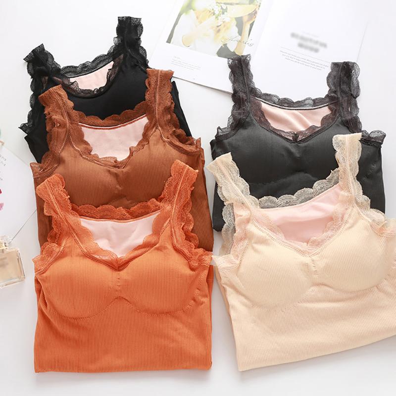

2020 Women Thermal Vest Underwear Sleeveless Waistcoat Tank Top Nylon Winter Warm Keeping Stretch  Underwear in stock