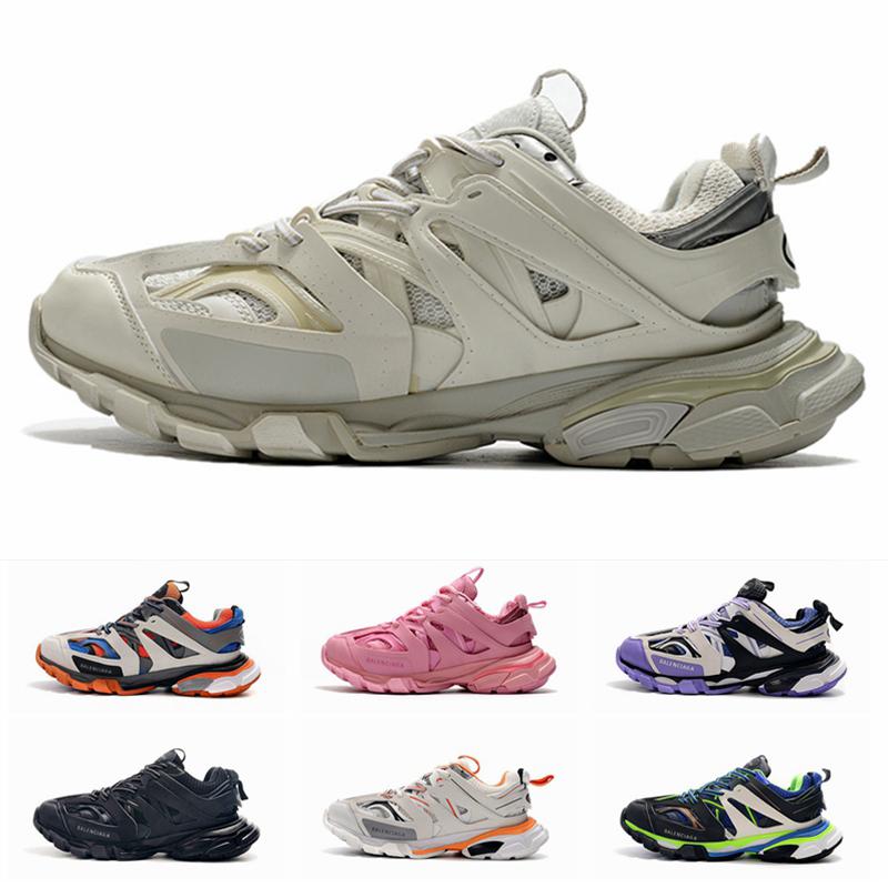 

20ss New triple s Track 3.0 Mens Womens Luxury Designer Sneakers Triple White Pink Casual Platform Outdoor Shoes Sports Trainers size 36-45, #6