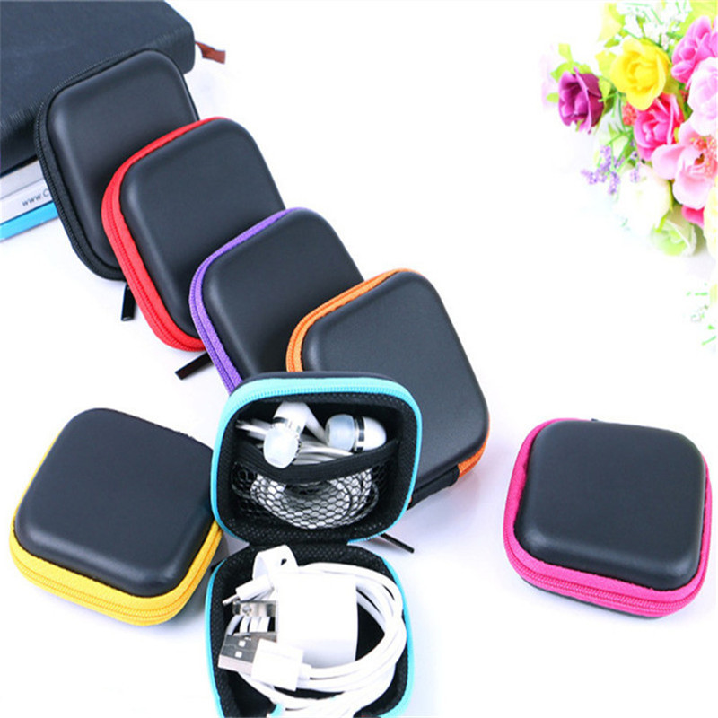 

Mini Small Cable Case for Earphone Storage Headphone Case
