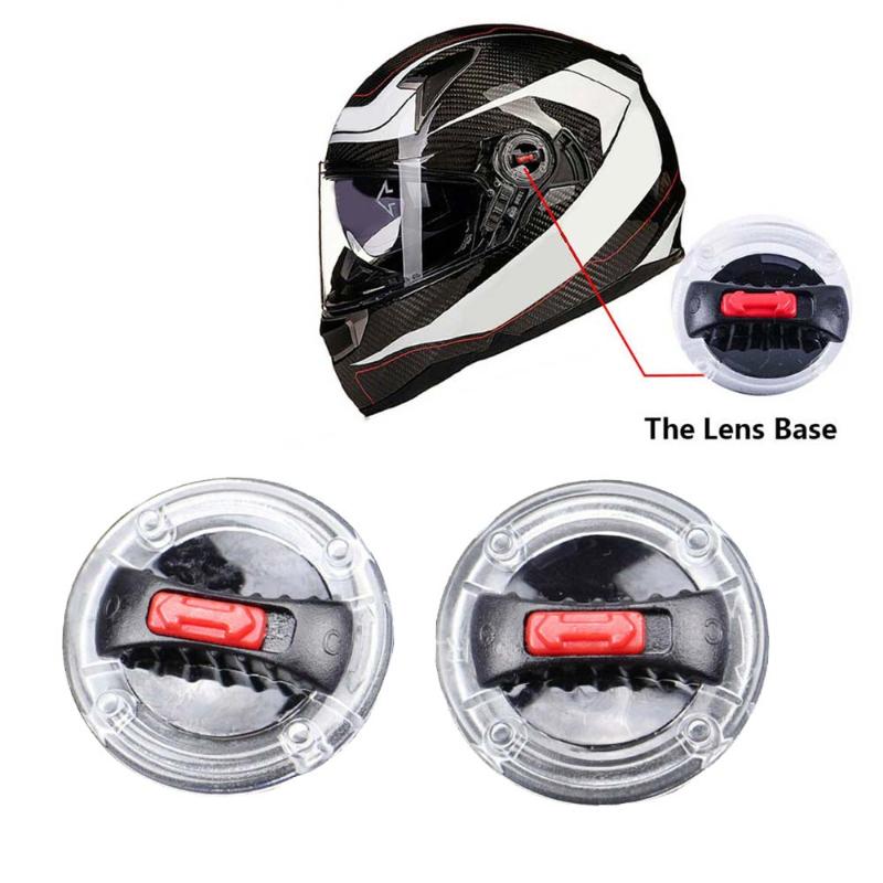 

2pcs Visor Screws Motorcycle Motorbike Helmet Round Attachment Clips For 358 396 Brand New And High Quality, As pic