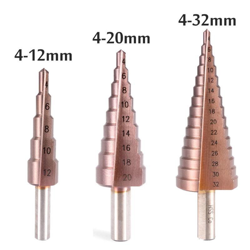 

High Speed Steel Step drills Copper Assembly Carpentry Workshop Equipment