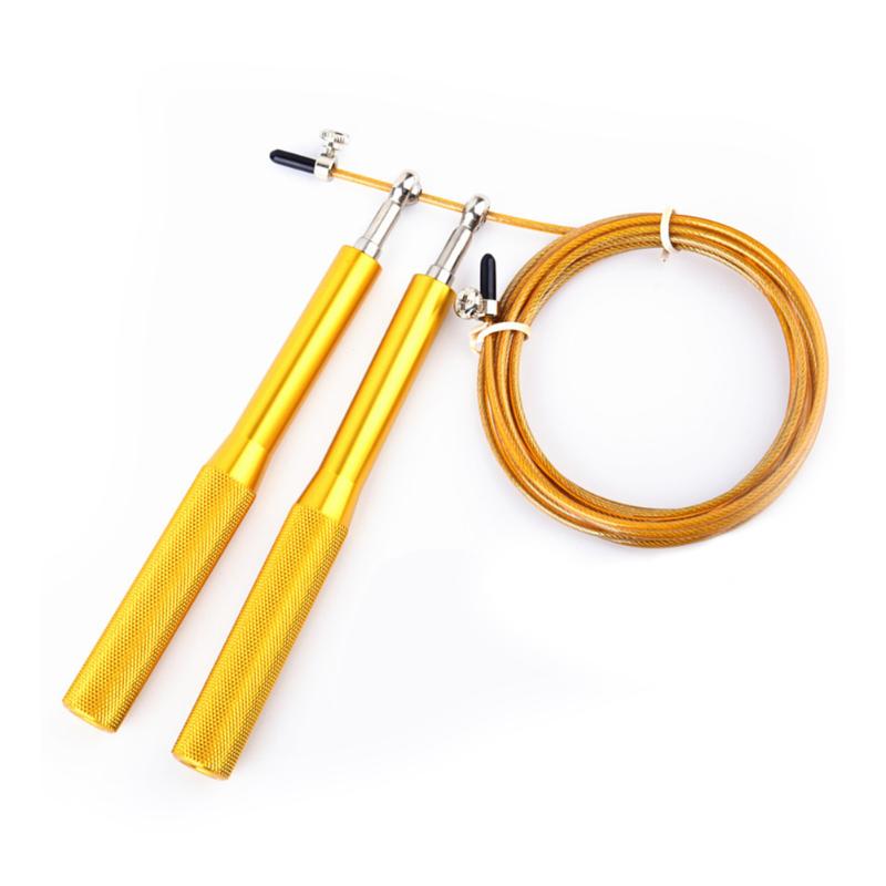 

Adjustable Workout Sports Skipping Rope Training Fitness Anti-slip Jumping Rope Exerciser Equipments Gym Training