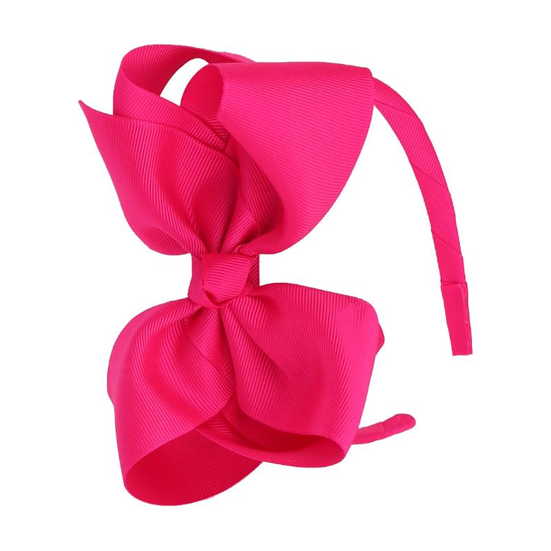 

XIMA 1PC Retail 6inch Grosgrain Ribbon Hair Bows Girls Party Headbands for Children Kids Hairhoops Hair Accessories, 23