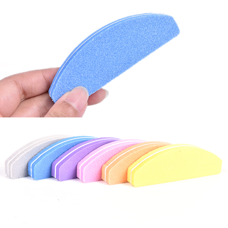 

5pcs/lot Professional Buffing Sanding File Sponge Double Side Nail Files Buffe Trimmer Buffer Lime A Ongle Nail Art Tools