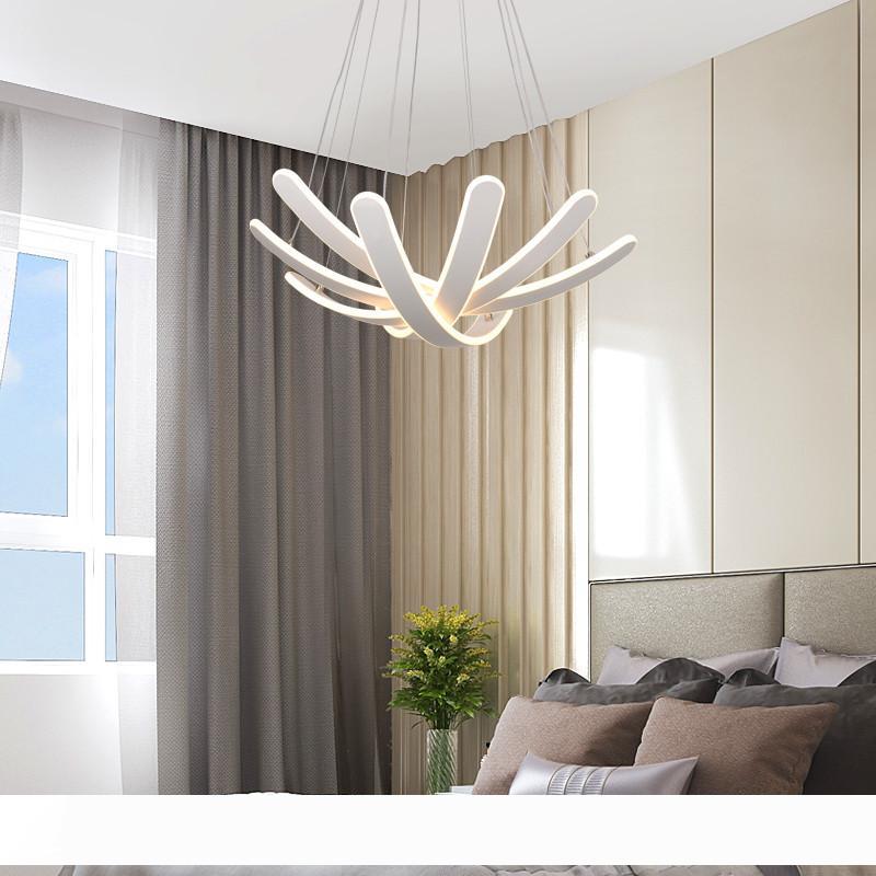 

Nordic Contemporary Minimalist Acrylic Foyer Kitchen Dining Living Room Light Table Led Modern Chandelier lighting led lights