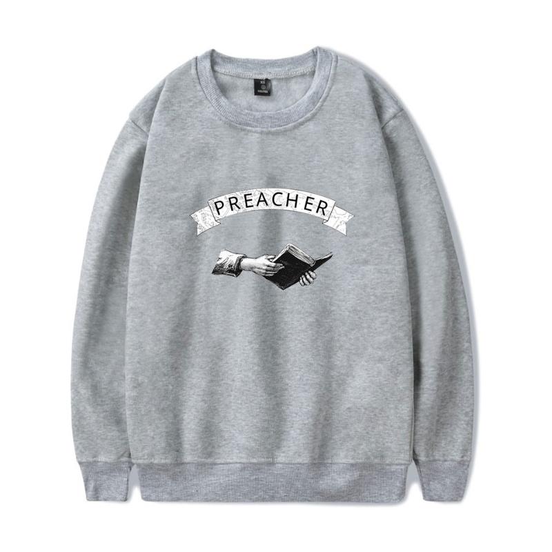 

2020 Casual Design Preacher Hooded Men/Women No cap Sweatshirt Autumn Hoodies No cap Sweatshirt Preacher Men's top, Black