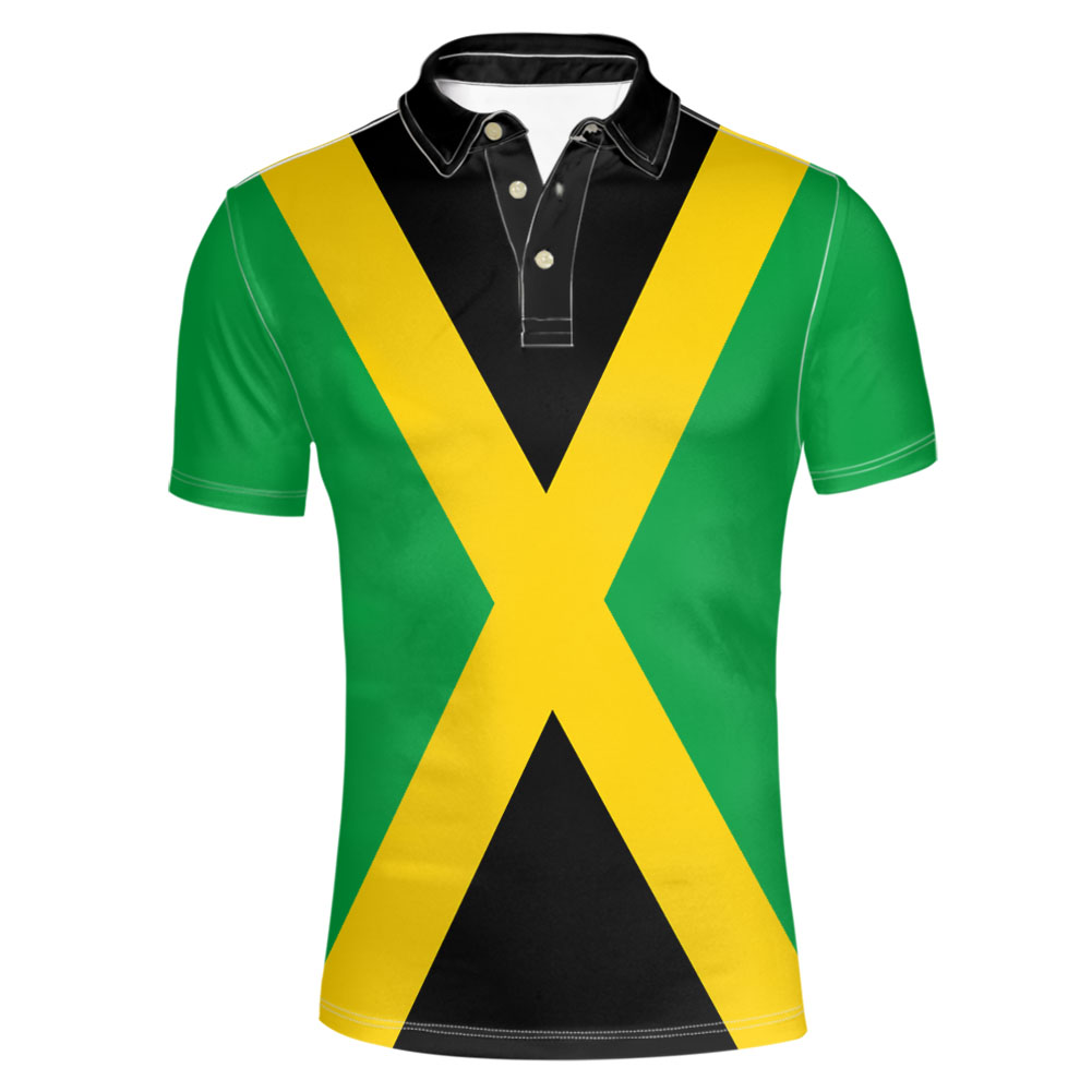 

Jamaica somalia male youth student free custom made name number photo logo country Polo shirt nation flag boy clothes, 1021