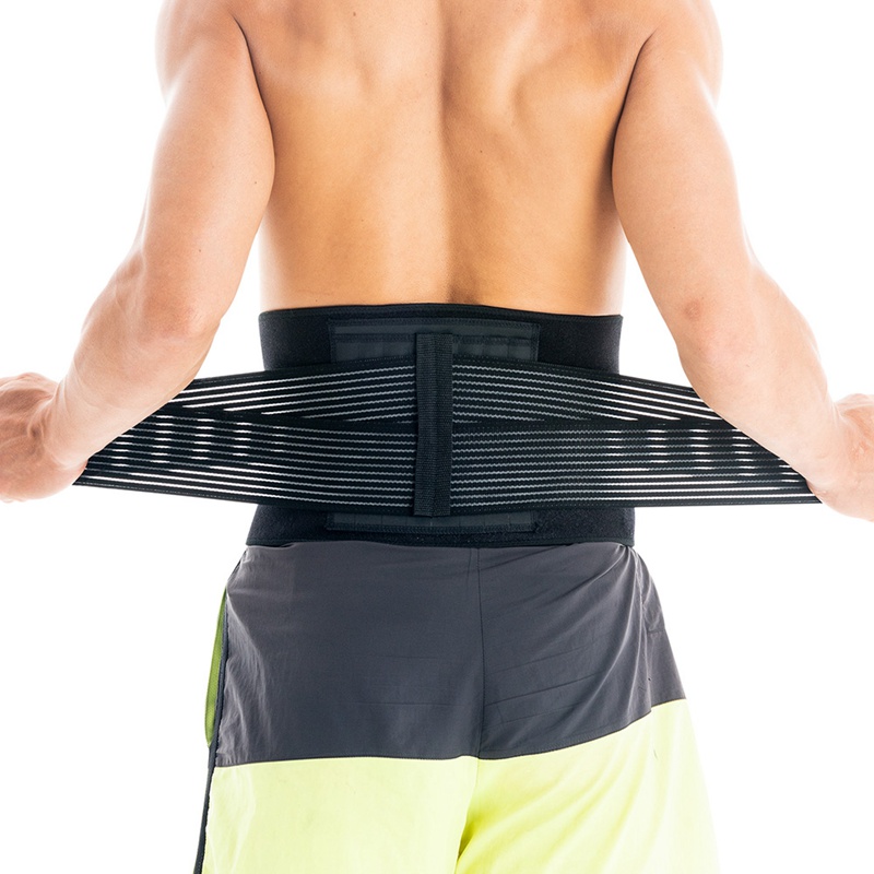 

1pcs Men Adjustable Trainer Waist Support Fitness Belt Sport Protection Back Absorb Sweat Fitness Sport Protective Gear c