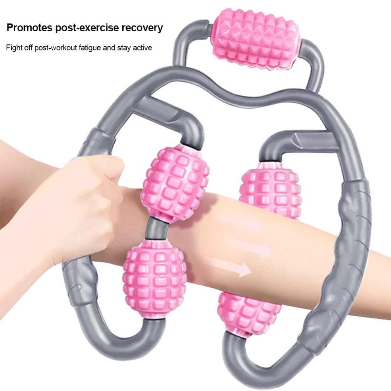 

Adjustable Foam Roller Yoga Office Tool Shaft Fitness Leg Shoulder Skinny Handheld Relaxer Equipment Home Muscle Massager