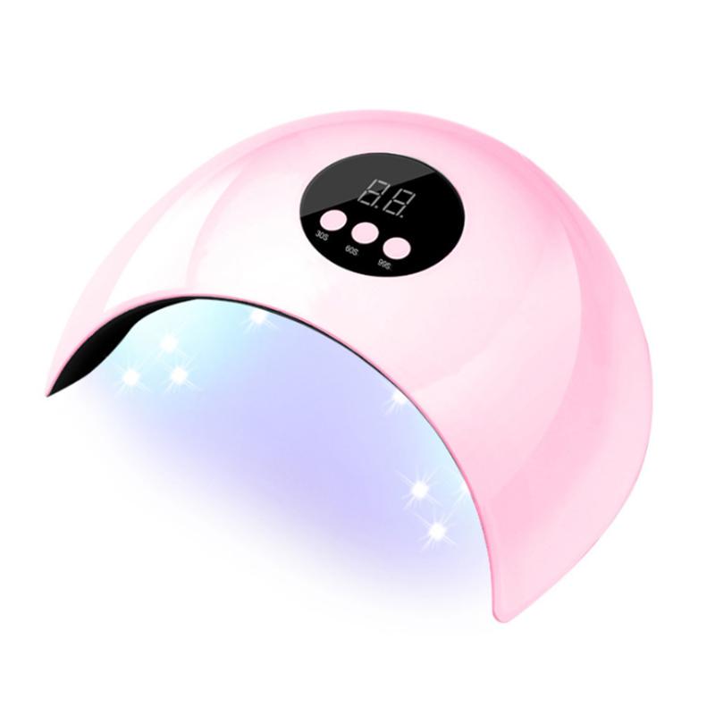 

Professional UV Lamp C3 Nail Dryer 36W Mini Lamp for Nails Manicure UV Gel Timing Machine, Pink