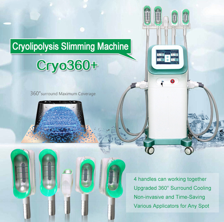

Multi-functional Cool Cryo Cavitation Rf Body Shaping Cryolipolysis Fat Freezing Slimming Beauty Machine for Home Use