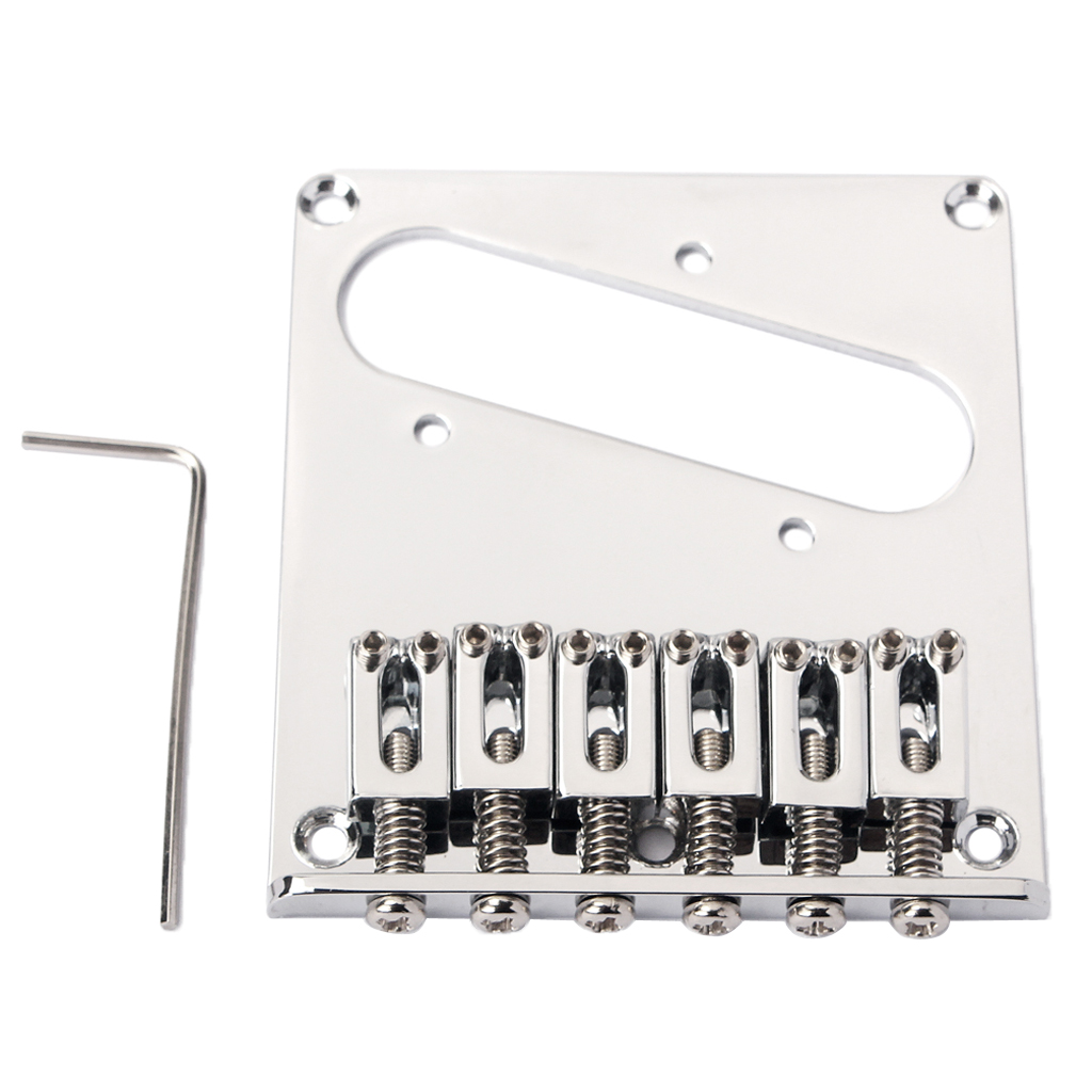 

Alloy 6 String Bass Guitar Bridge For Precision Electric Guitar Replacement