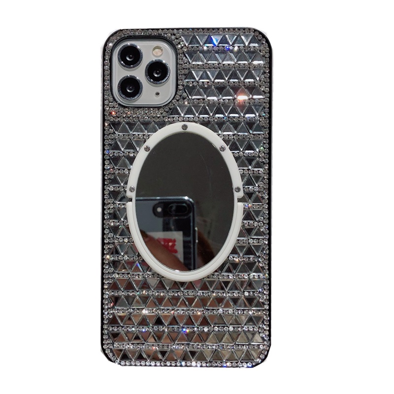 

B37 silicone case for iphone11 with mirror protective back cover