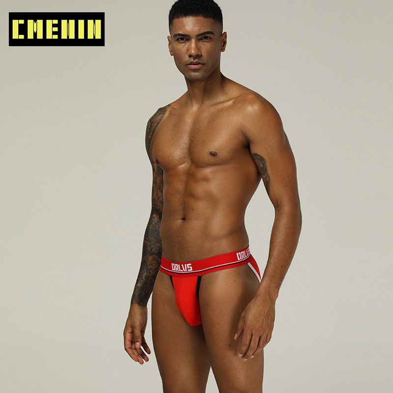 

Jockstraps Cotton Homme Sexy Underwear Men Jockstrap Briefs Men Bikini Gay Underwear Male OR184 New Arrival Sexy Man, Gray