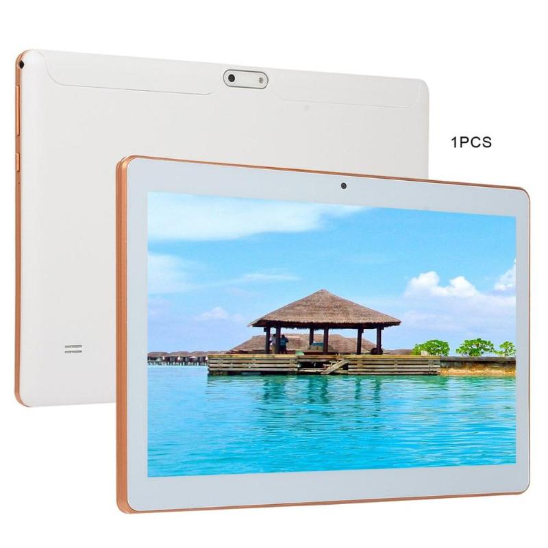 

KT107 Plastic Tablet 10.1 Inch HD Large Screen Android 8.10 Version Fashion Portable Tablet 8G+64G White GPS