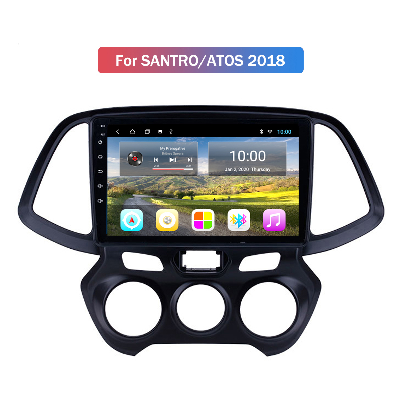

Android Car Video Radio DVD Player For HYUNDAI SANTRO/ATOS-2018 With Multimedia GPS Bluetooth Head Unit