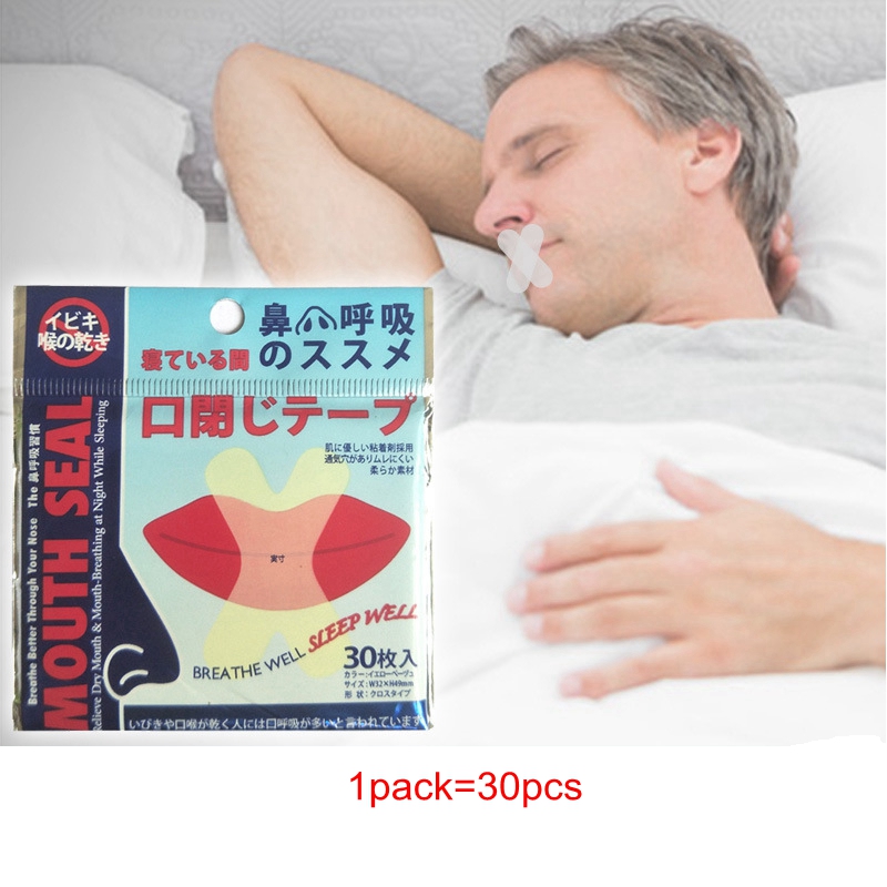 

2020 New Arrival Anti Snoring Sticker Prevent Mouth Opening Anti Snoring Device Stop Snoring Snoreguard Mouth Seal Sticker