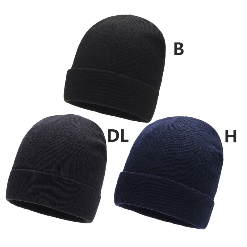 

Knitted Hat Stretch Dome Leisure Skullies Bonnet Fashion Cuffed Beanie Caps Cap Autumn Winter Outdoor, Xw0957h