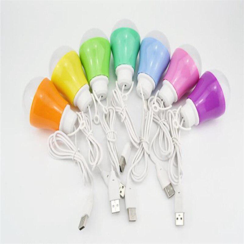 

USB Light Bulb Portable Lantern Camping Lights Power Bank Camping Equipment 5V LED For Tent Lanterns Hiking USB Lamp