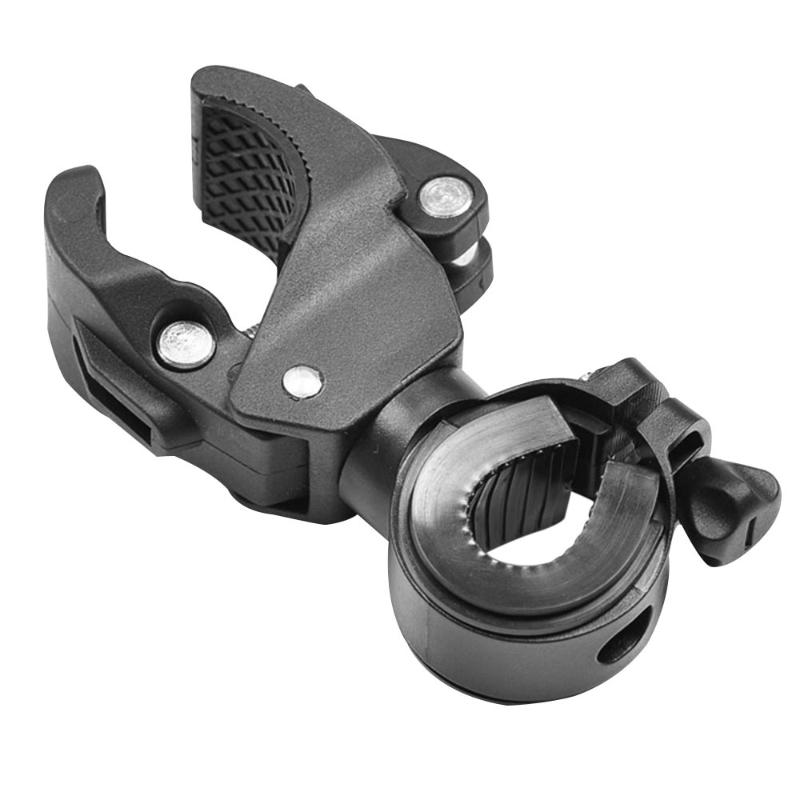 

360 Degree Rotation Cool Cycling Bike Holder Bicycle Light Torch Mounts LED Head Front Lamp Headlight clip
