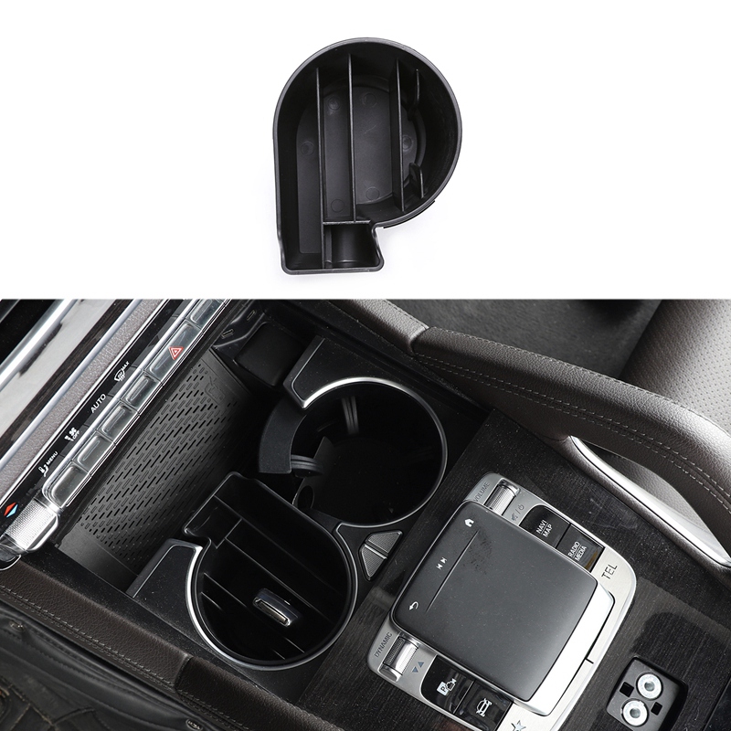 

Car Storage Box Water Cup Holder Central Organizer Box for GLE 2020