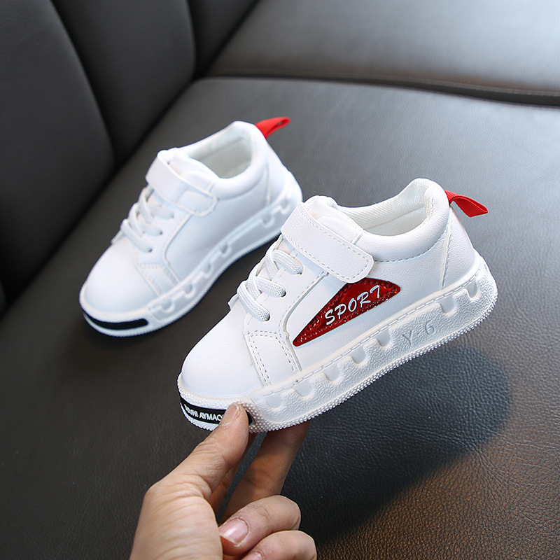 

2020 Children Shoes for Girls Sneaker Boys Sport Shoes Spring New Soft Bottom Baby Toddler Flat Sneaker Kids Casual, Pink