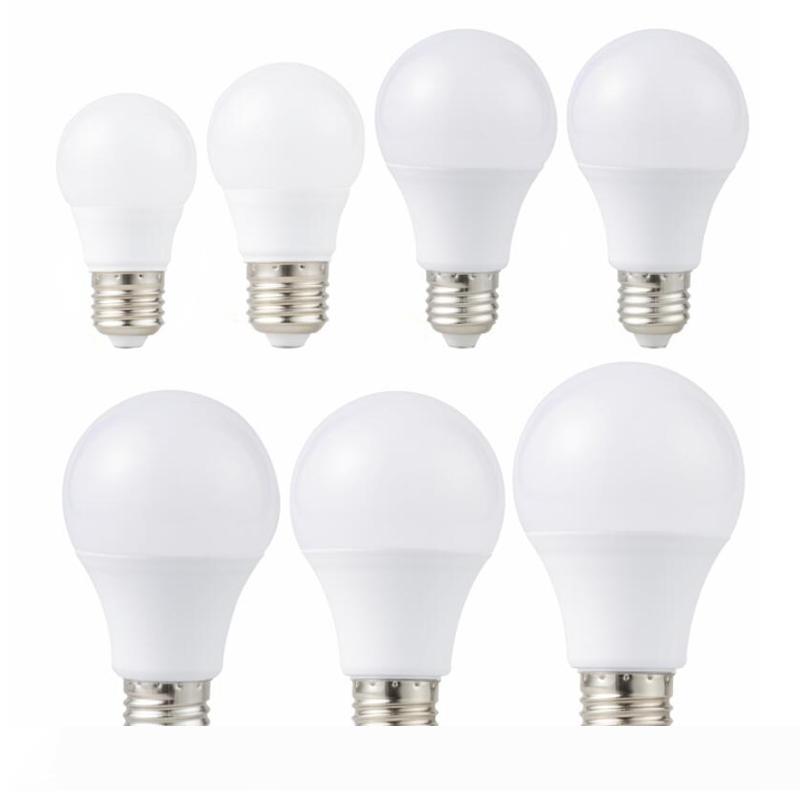

E27 led light 85-265V LED Bulb 3W 6W 9W 12W 15W 18W 20W Lampada LED Light Bulbs Table Spotlight Cold Warm White