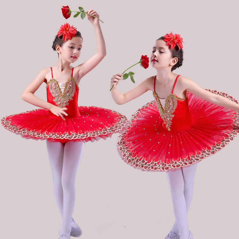 

New adult children's professional red classical ballet performance clothing practice skirt TUTU yarn skirt ballet dance clothing, Blue