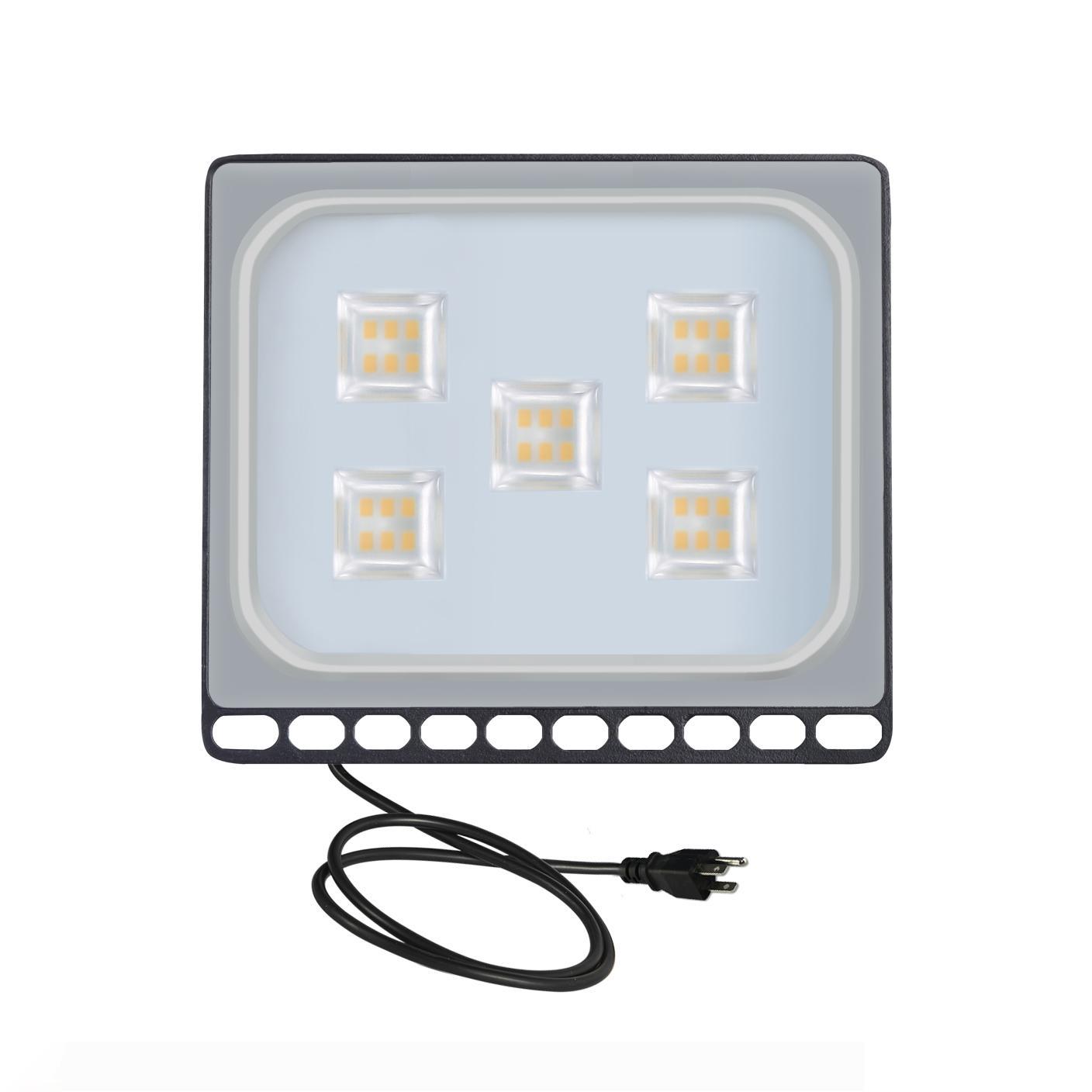 

30W 6th Generation Flood Light Ultra-thin Warm White American Standard with Plug 110V Outdoor Lighting Led